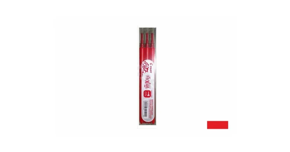Náplň do gumovacího pera FriXion červená-sada 3 ks 0,7 mm Originální