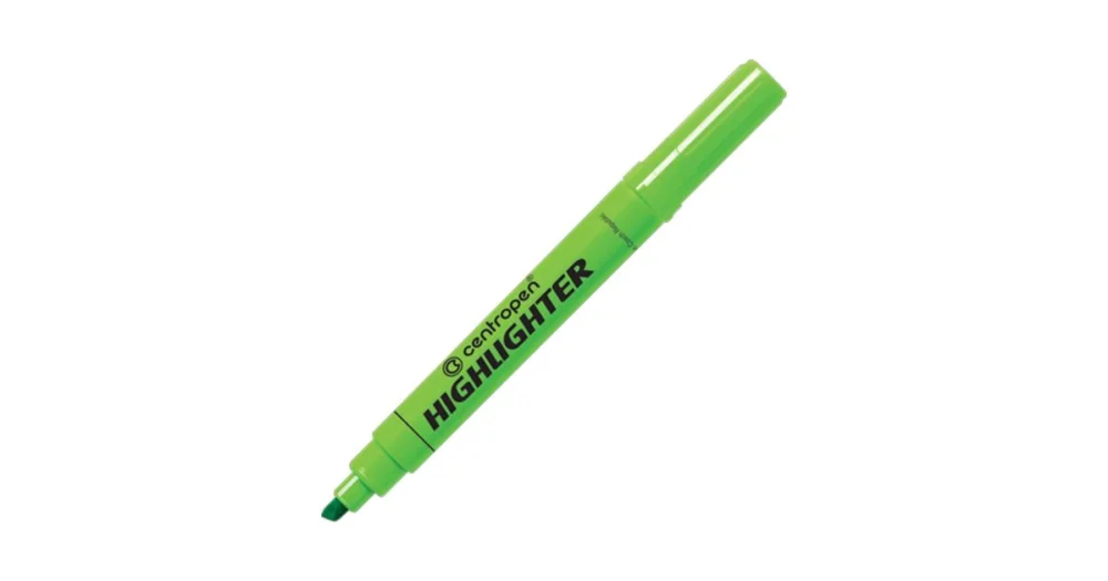 Cenový Hit Zvýrazňovač Centropen 8552, šíře stopy 1 - 4,6 mm, zelený