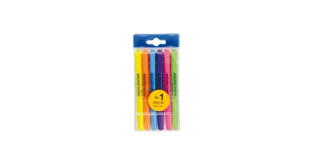 Výprodej Zvýrazňovač Centropen 8722 ergo, šíře stopy 1 - 4 mm, sada 6 ks