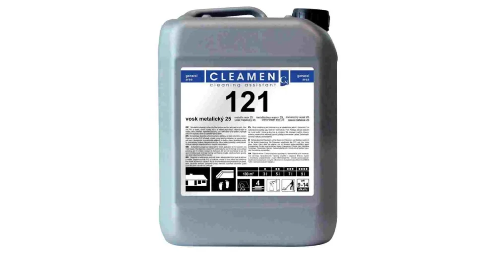 Oblíbený Cleamen 121, určený k přímé aplikaci, vosk metalický, 5000 ml