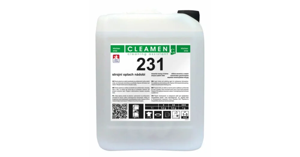 Aktuální Cleamen 231 strojní oplach nádobí, 5 kg