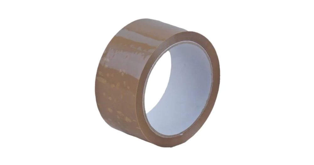 Autentický Lepicí páska PP, akryl, šíře 48 mm, návin 66 y, hnědá