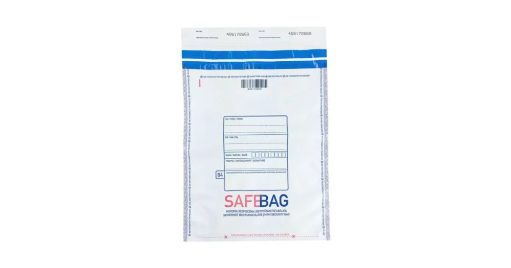 Top Prodej Bezpečnostní obálka SAFEBAG B4, šíře 275 mm, délka 375 mm, klopa 35 mm