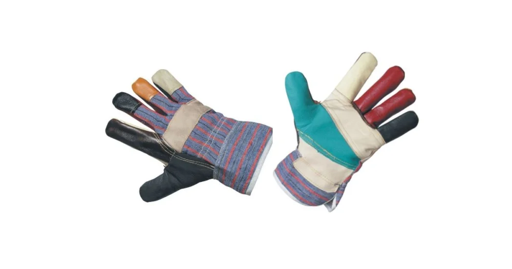 Horká Nabídka Pracovní ochranné ROBIN, kůže/textil, zesílené, velikost 10"