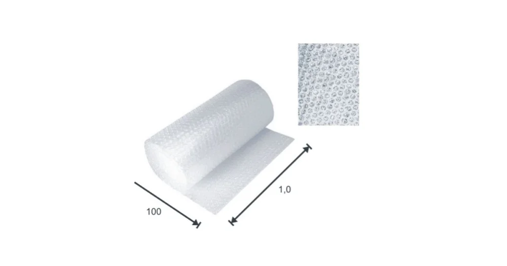 Bublinková fólie 1 cm, 2vrstvá, šíře 50 cm, návin 10 m Bezpečná Platba