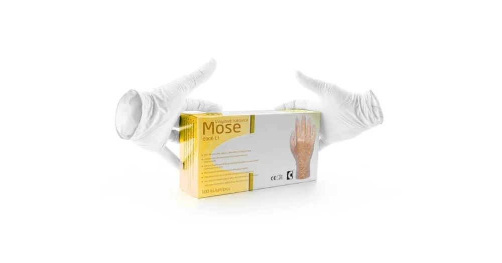 Nejprodávanější Pracovní ochranné rukavice MOSE, vinyl, velikost 9"