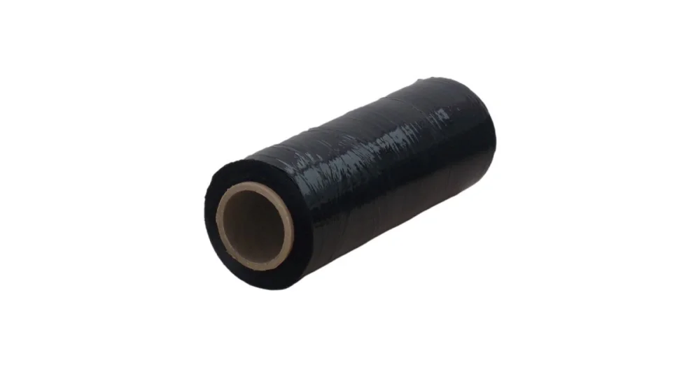 Stretch fólie, tloušťka 23 µm, hmotnost 1,0 kg, šíře 250 mm, černá, dutinka 120 g Nejlepší Cena