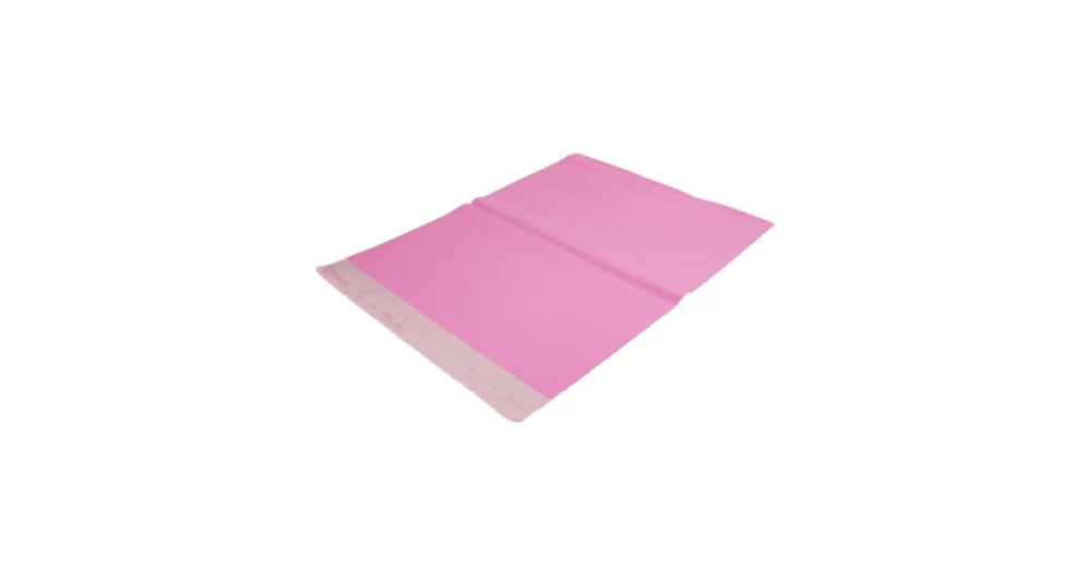 Plastová obálka, šíře 250 mm, délka 350 mm, růžová, v balení 100 ks Novinka
