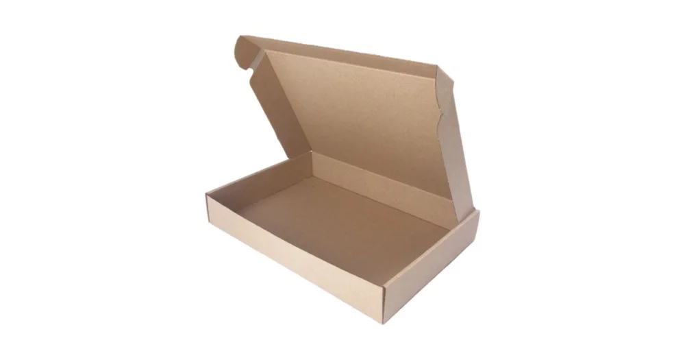 Poštovní kartonová krabice, 3vrstvá, délka 317 mm, šířka 222 mm, výška 50 mm, hnědá Nejlepší Volba