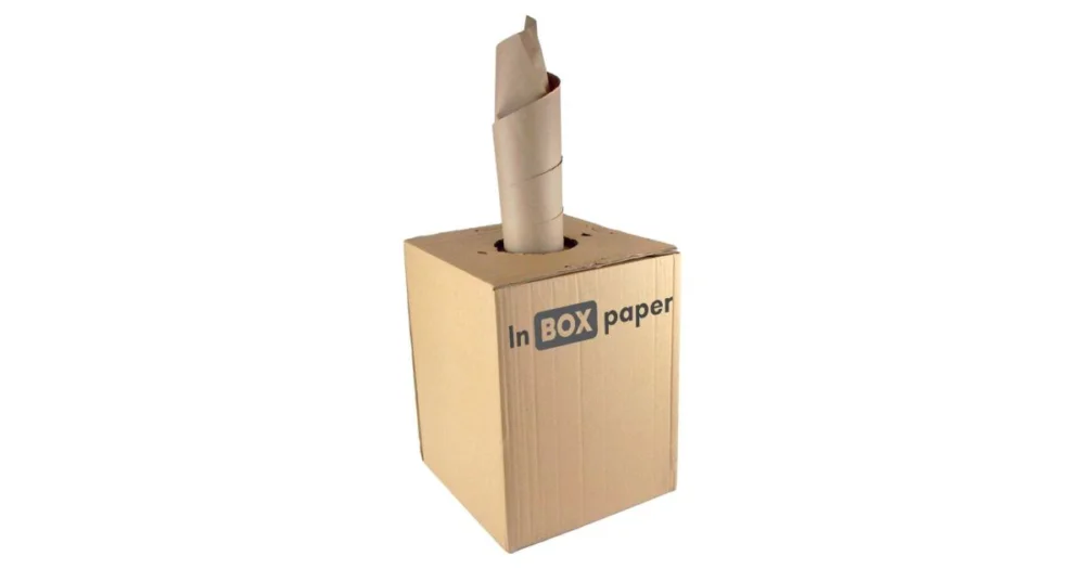 In BOX paper, papírová výplň, šíře 350 mm, návin 460 m, 90g/m2, v krabici s otvorem Koupit Online
