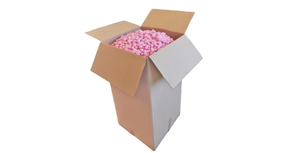 Kup Teď Fixační výplňová tělíska In BOX chips BIO, 250 litrů, v krabici, růžová