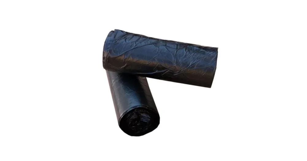 Aktuální Sáček na odpadky, objem 30 l, 6 µm, délka 60 cm, šířka 50 cm, černý, 50 ks
