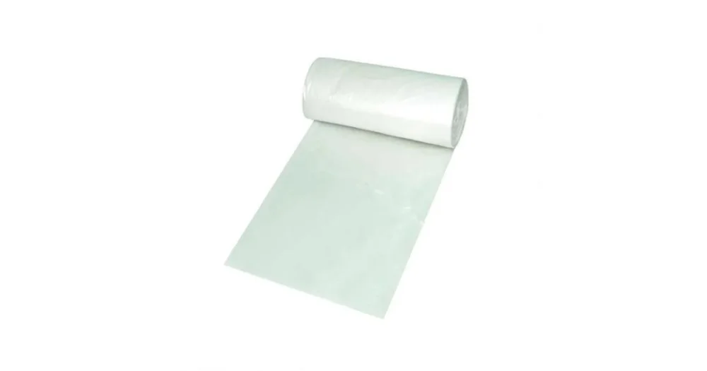 Sáček na odpadky, objem 70 l, 8 µm, délka 85 cm, šířka 63 cm, bílý, 40 ks Akční Cena