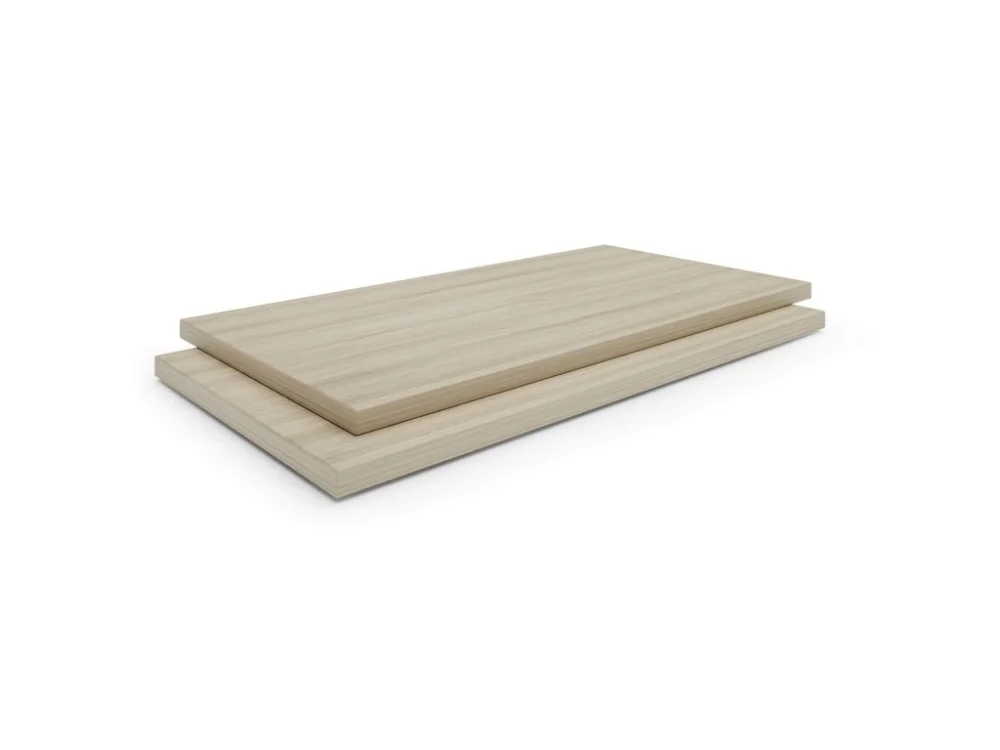 Přídavné police ke skříním a regálům PRIMO, 2 ks, 800 x 420 mm, dub přírodní Nakupujte Hned