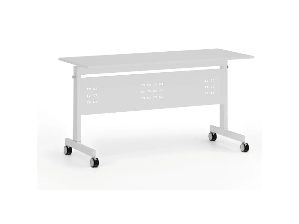 Mobilní stůl PRIMO MOBI, 140x60 cm, bílá podnož, bílá Nejlepší Cena