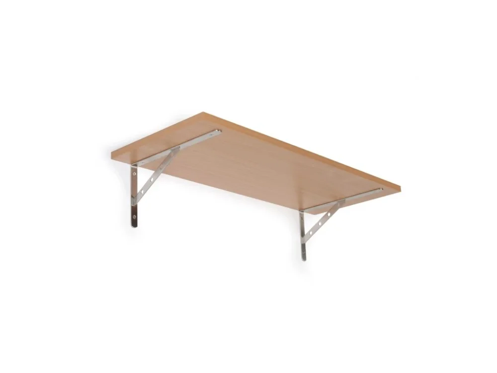 Police na zeď, pevná, 800 x 270 mm, buk Speciální Cena