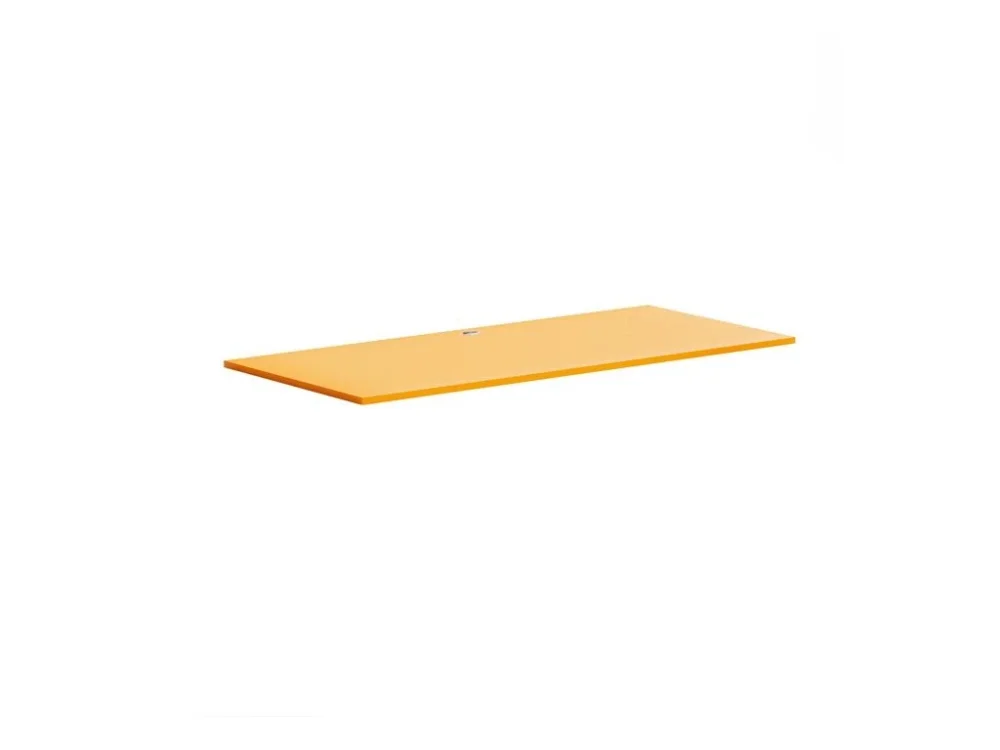 Samostatná pracovní deska BLOCK, 1600 x 800 x 25 mm, oranžová Novinka