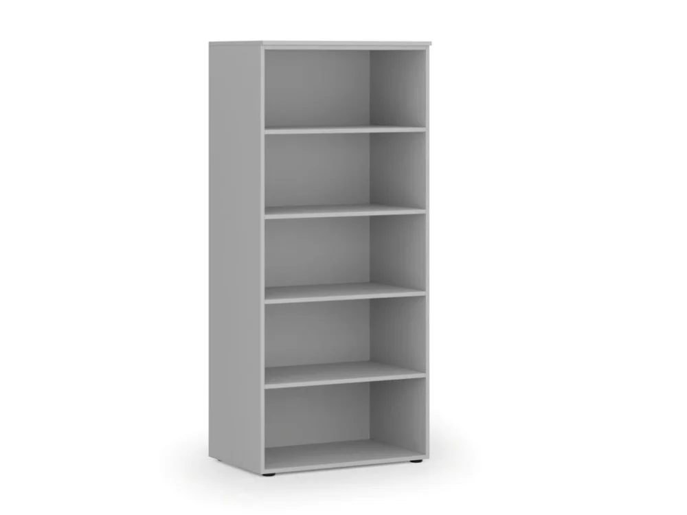 Kancelářský regál PRIMO GRAY, 800 x 500 x 1781 mm, šedá Finální Výprodej