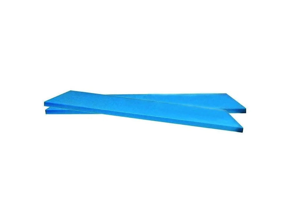Akční Nabídka Přídavná police ke kovovým skříním se zásuvkami, 780 x 380 mm, modrá, 1 ks