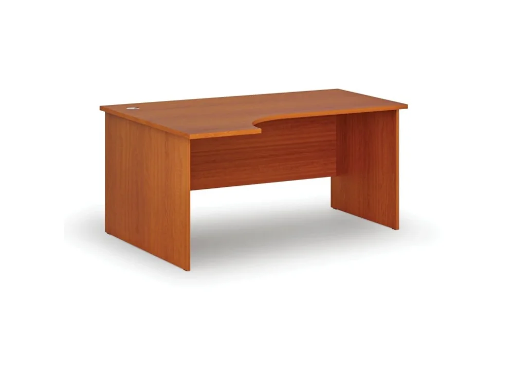 Expresní Doručení Rohový kancelářský psací stůl PRIMO WOOD, 160x120 cm, levý, třešeň