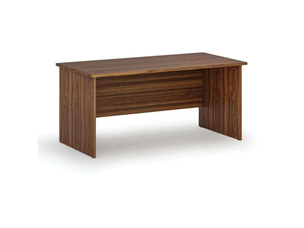 Ověřený Kancelářský psací stůl PRIMO WOOD, 160x80 cm, ořech