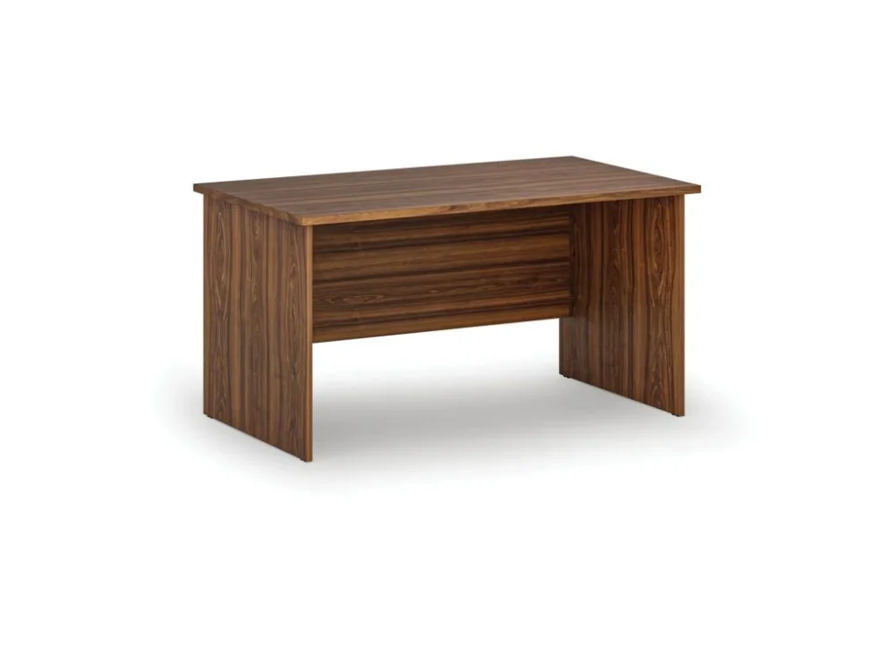 Kancelářský psací stůl PRIMO WOOD, 140x80 cm, ořech Aktuální