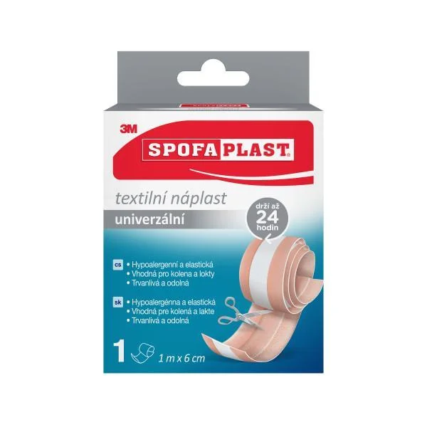 Nexcare náplast SPOFAPLAST 154 textilní 1m x 6 cm Originální
