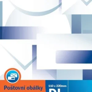 Bezpečná Platba Obálka DL samolepicí, 10 ks, 110 x 220