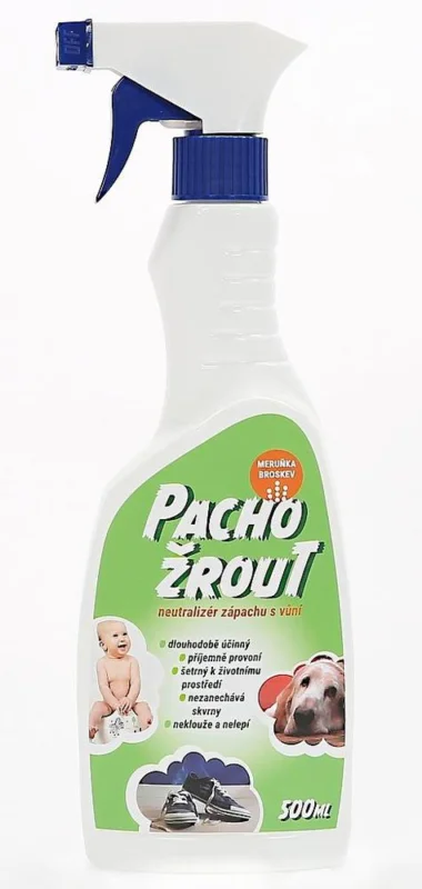 Víkendová Akce PACHOŽROUT neutralizér zápachu broskev-meruňka 500 ml