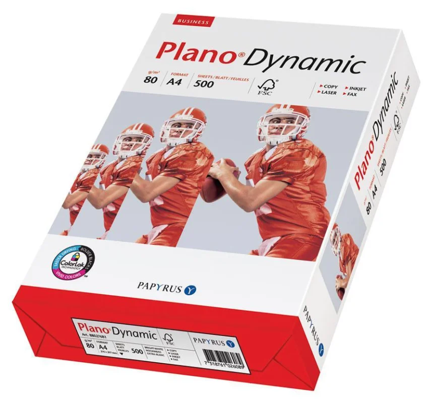 Autentický Papír kopírovací Plano Dynamic A4 80 g 500 listů