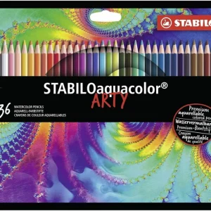 Akce Pastelky STABILO aquacolor ARTY 36 ks v papírové krabičce