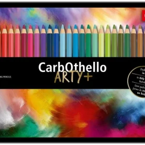 Výhodná Nabídka Pastelky STABILO CarbOthello ARTY+ 36 ks v plechové krabičce