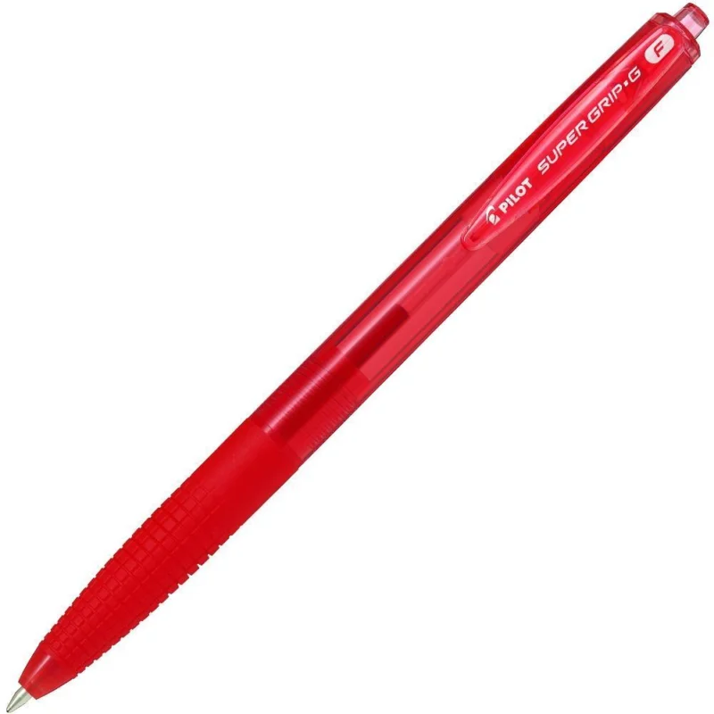 Pilot pero kuličkové 2044 Super Grip-G stiskací červené Expresní Doručení