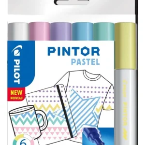 Akční Nabídka Pilot popisovač akrylový 4076 Pintor Pastel sada 6 barev hrot M