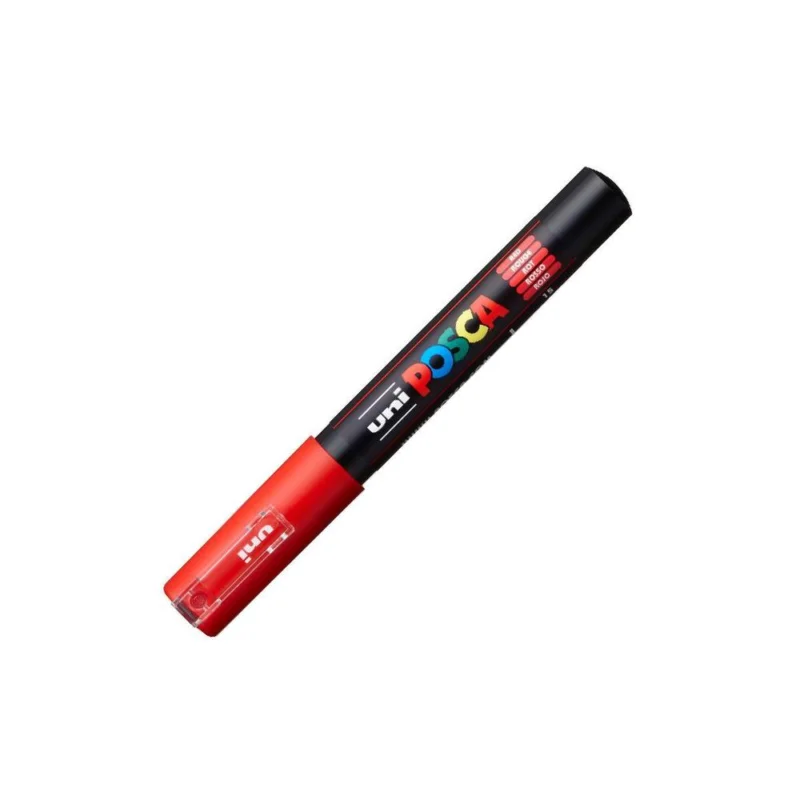 Autentický POSCA unikátní popisovač PC-1M 0,7-1mm červený