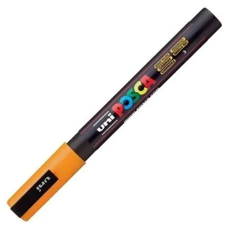 Aktuální POSCA unikátní popisovač PC-3M 0,9-1,3 mm jasně žlutý