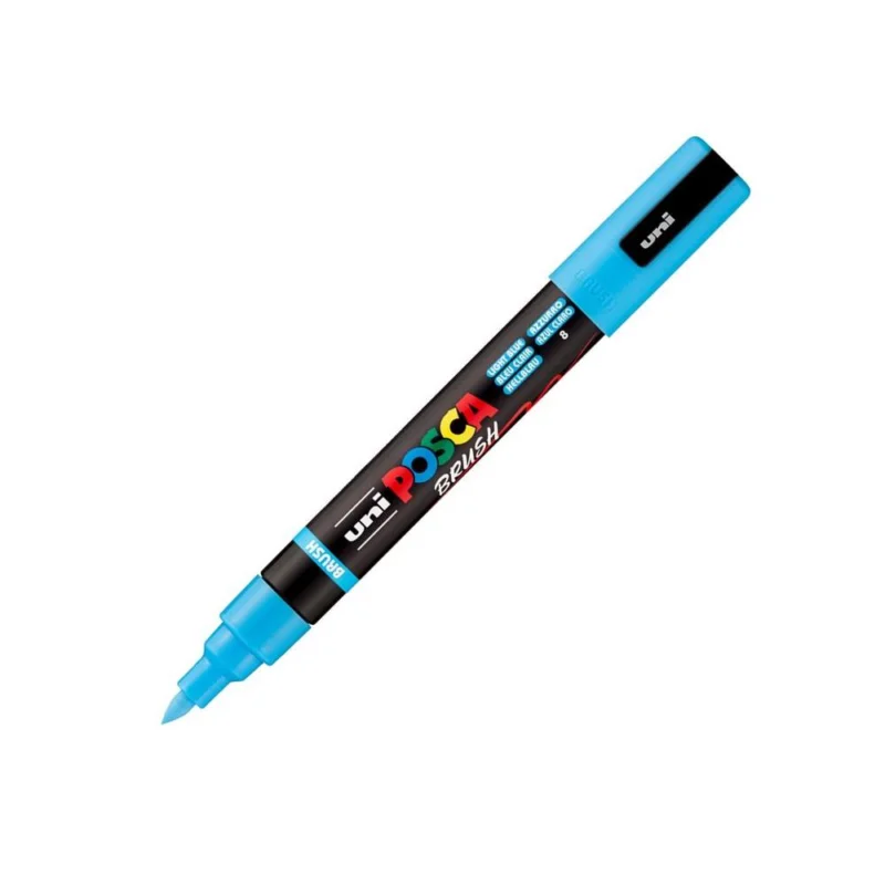 Akce POSCA unikátní popisovač PC-5BR 1-4 mm světle modrý
