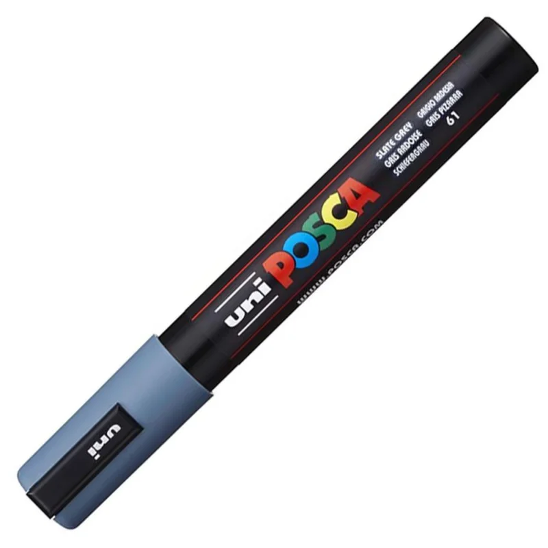 Vrácení Zdarma POSCA unikátní popisovač PC-5M 2,5 mm břidlicově šedý