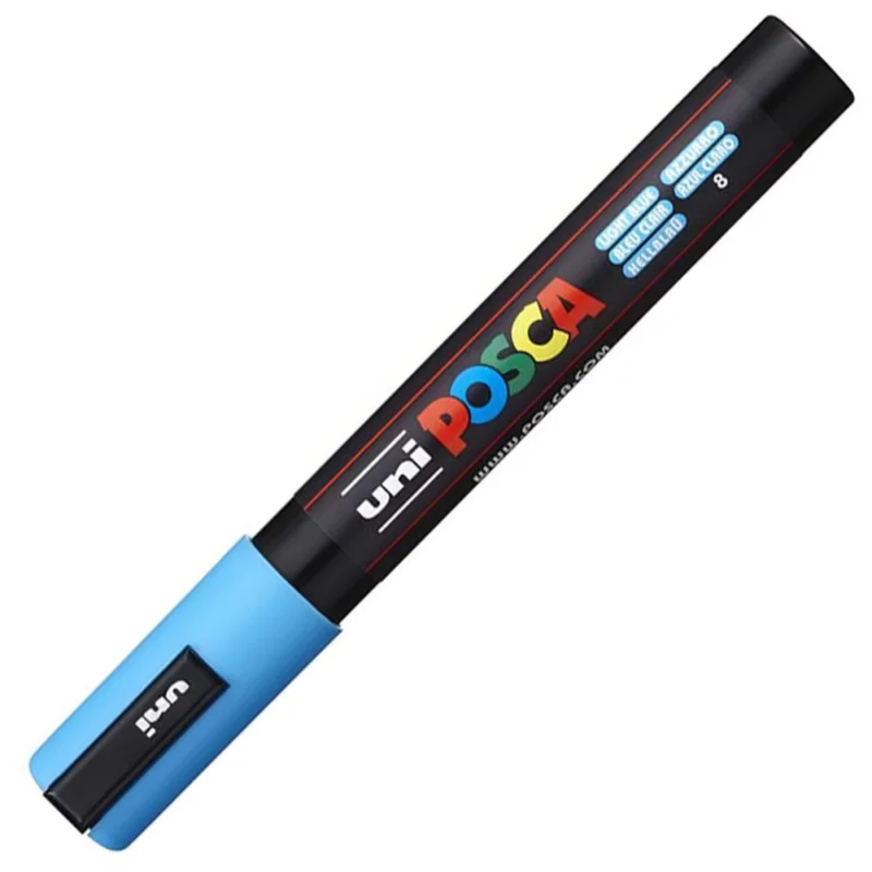 Vrácení Zdarma POSCA unikátní popisovač PC-5M 2,5 mm sv. modrý