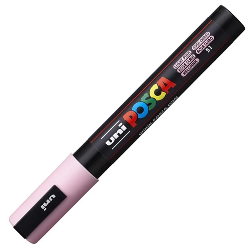 Vrácení Zdarma POSCA unikátní popisovač PC-5M 2,5 mm sv. růžový