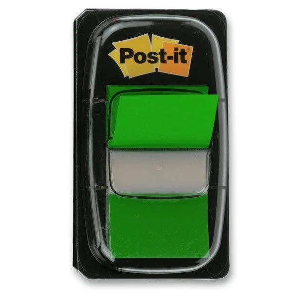 Výhodná Nabídka Post-it záložky samolepicí 25,4 x 43,2/50 ks zelené