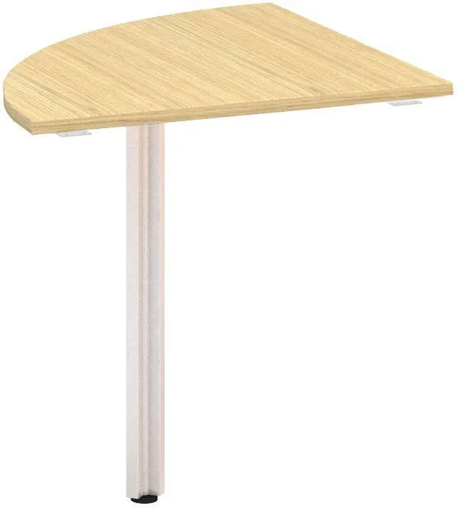 Vysoce Kvalitní Přídavný stůl ALFA 100 přísed, čtvrtkruh, 700 mm, dub vicenza