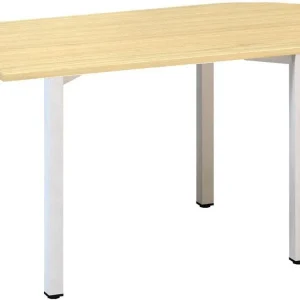 Značkový Přídavný stůl ALFA 200 konferenční, 1500 mm, dub vicenza / bílá