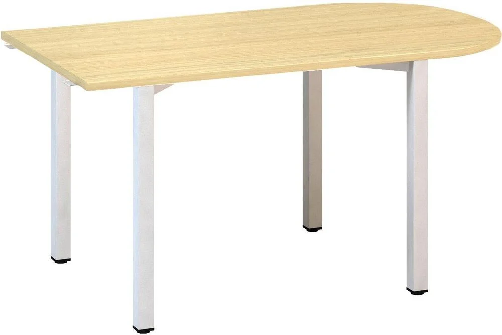 Značkový Přídavný stůl ALFA 200 konferenční, 1500 mm, dub vicenza / bílá