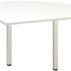 Akční Cena Přídavný stůl ALFA 200 přísed, levý, 1200 mm, bílá / bílá
