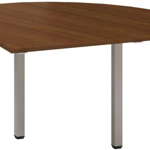 Časově Omezené Přídavný stůl ALFA 200 přísed, levý, 1200 mm, ořech / šedá