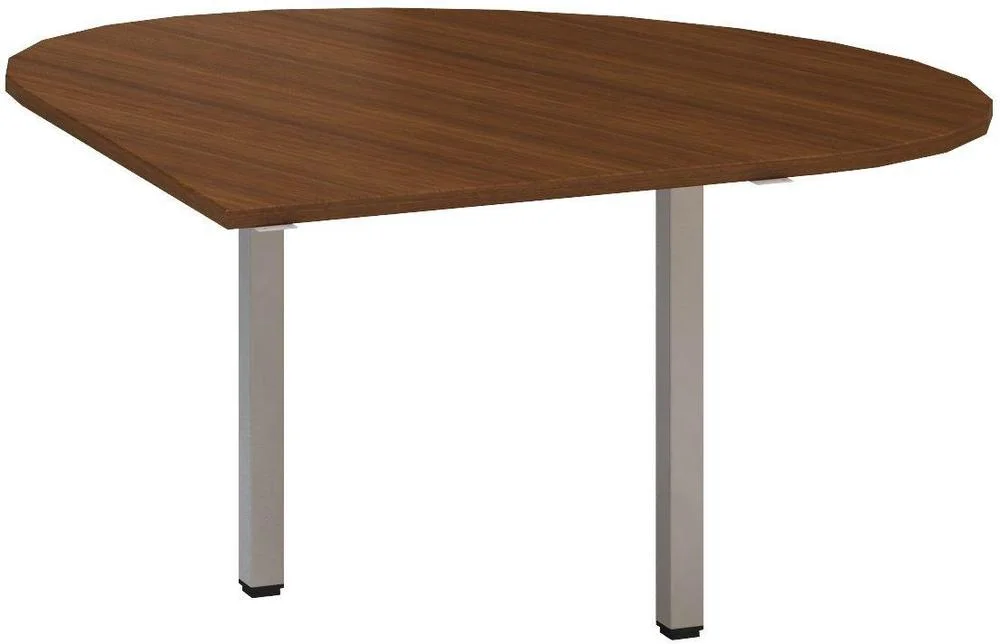 Časově Omezené Přídavný stůl ALFA 200 přísed, levý, 1200 mm, ořech / šedá