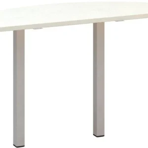 Časově Omezené Přídavný stůl ALFA 200 přísed, 1425 mm, bílá / šedá
