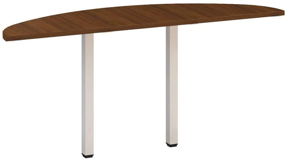 Časově Omezené Přídavný stůl ALFA 200 přísed, 1600 mm, ořech / bílá