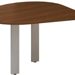 Autentický Přídavný stůl ALFA 305 přísed, pravý, 1200 mm, ořech / šedá